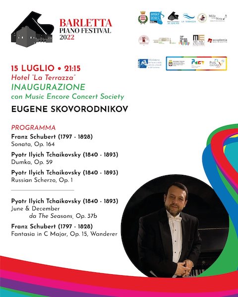 Barletta, il 15 luglio concerto di Eugene Skovorodnikov