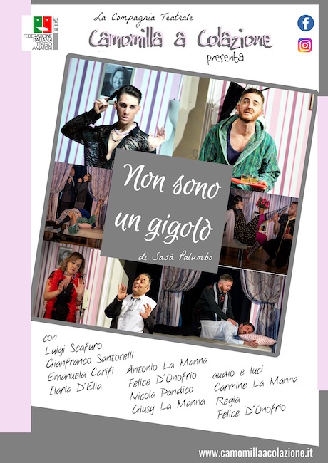 “Non sono un gigolo”, in scena a Palazzo Beltrani di Trani