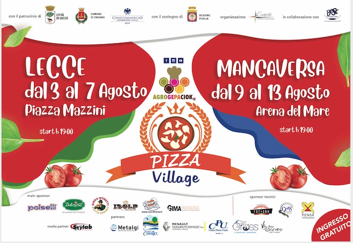 Agrogepaciok “Pizza Village”, a Lecce e a Mancaversa