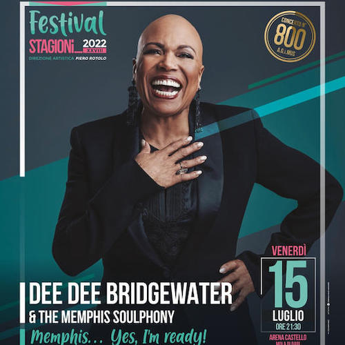 Dee Dee Bridgewater & The Memphis Soulphony il 15 luglio 2022 a Mola di Bari