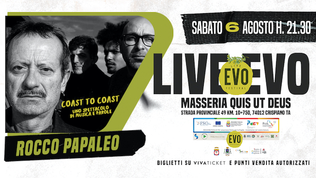 Rocco Papaleo e la sua Band  a “Live Evo Festival”