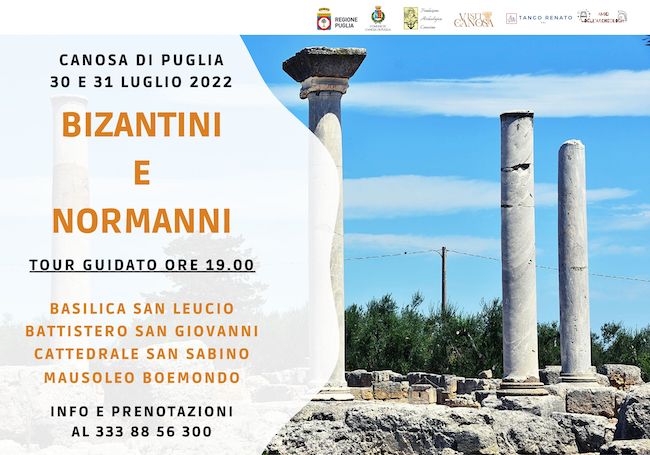 A Canosa di Puglia il tour “Bizantini e Normanni”
