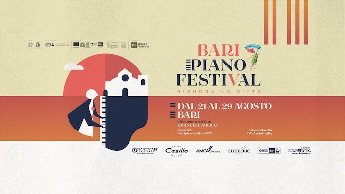 Bari Piano Festival, dal 21 al 29 agosto 2022 la quinta edizione