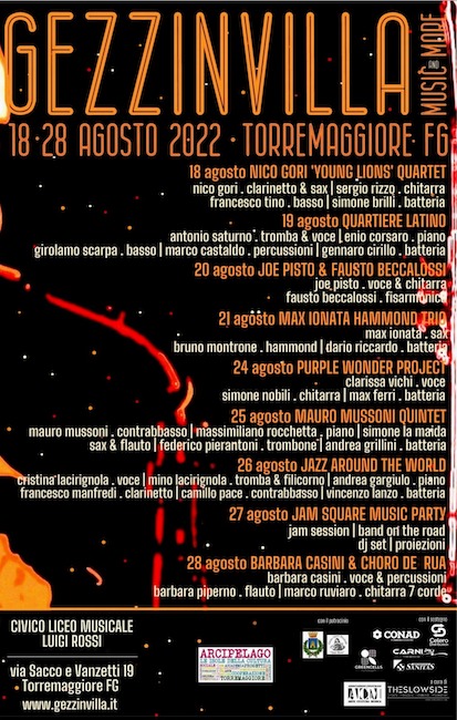 Gezzinvilla 2022, dal 18 al 28 agosto a Torremaggiore