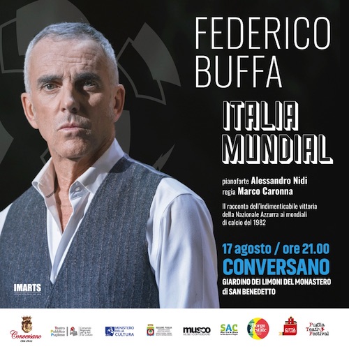 Conversano, Federico Buffa in Italia Mundial: ecco quando