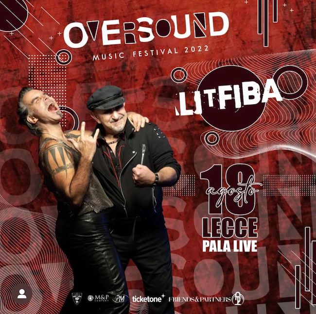Lecce, Oversound Music Fest: concerto di Piero Pelù e Gigo Renzulli