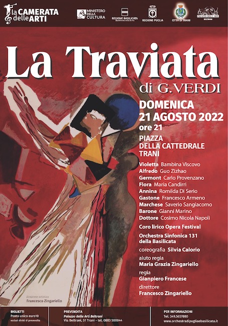 A Trani  il 21 agosto 2022 va in scena “La Traviata”