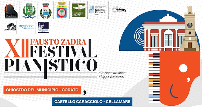 Festival Pianistico Fausto Zadra a Corato e Cellamare