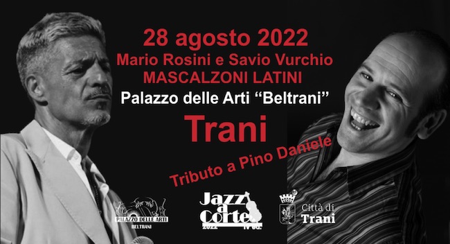 Trani, “Mascalzoni latini”: omaggio a Pino Daniele