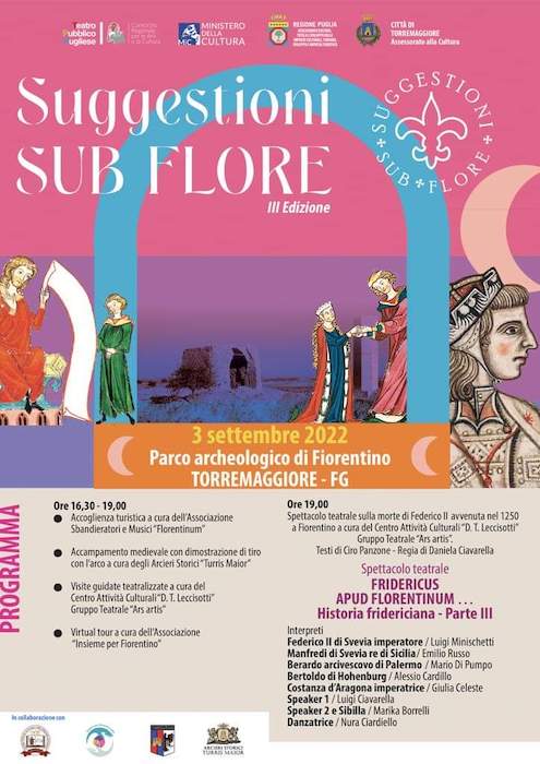 “Suggestioni Sub Flore”, al via la rassegna culturale a Torremaggiore
