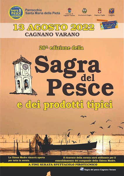 La “Sagra del Pesce e dei prodotti tipici” domani a Cagnano Varano