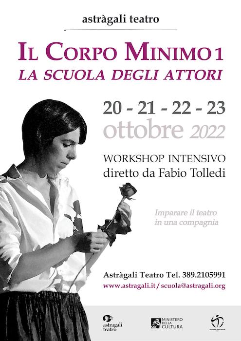“Il corpo minimo – La scuola degli attori”, dal 20 al 23 ottobre il workshop a Lecce “Il corpo minimo – La scuola degli attori”, dal 20 al 23 ottobre il workshop a Lecce