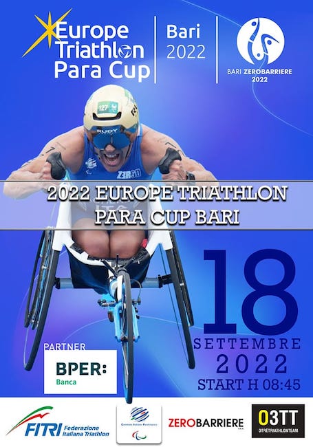 Europe Triathlon Para Cup Bari: le limitazioni al traffico