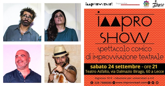 A Lecce domani va in scena “ImproShow”