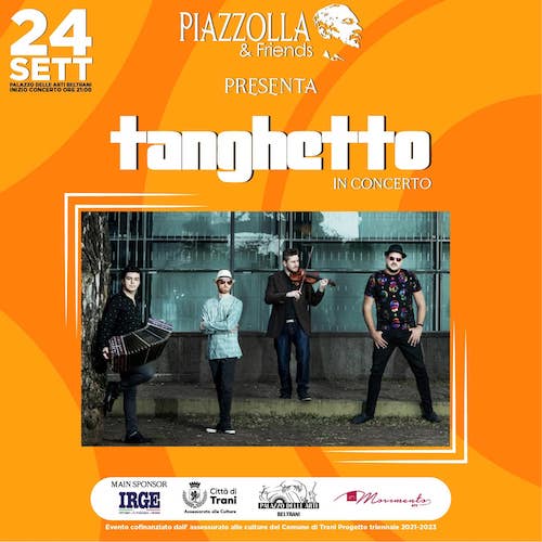 Trani, Tanghetto in concerto a Palazzo Beltrani Trani, Tanghetto in concerto a Palazzo Beltrani