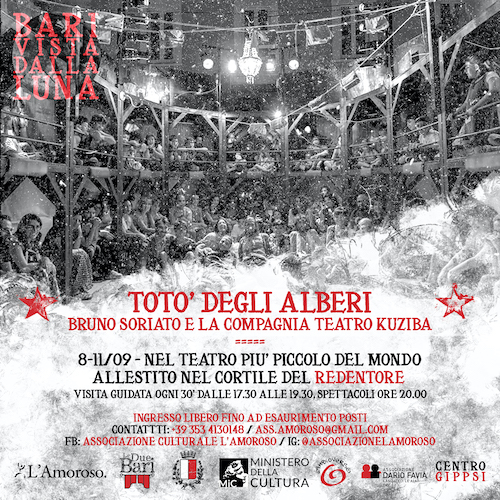 Bari, “Totò degli alberi” va in scena nel teatro più piccolo del mondo