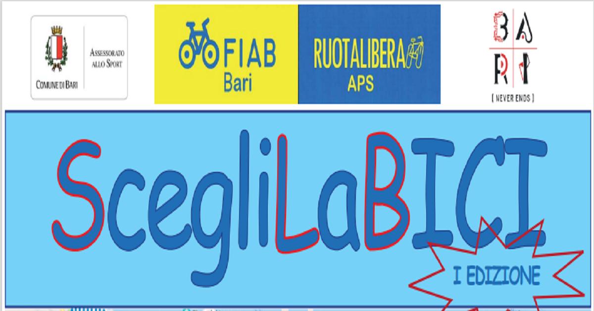 “Scegli la bici”, il 18 settembre la ciclo-passeggiata a Bari “Scegli la bici”, il 18 settembre la ciclo-passeggiata a Bari
