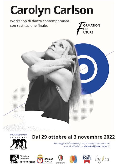 Bari, “The ways of Land”: spettacolo di danza con Carolyn Carlson Bari, “The ways of Land”: spettacolo di danza con Carolyn Carlson