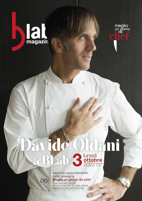 Foggia, il 3 ottobre Davide Oldani a “Meglio un giorno da chef” Foggia, il 3 ottobre Davide Oldani a “Meglio un giorno da chef”