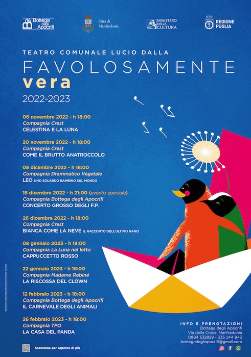 “Favolosamente Vera”, dal 6 novembre al Teatro Comunale “Lucio Dalla” di Manfredonia