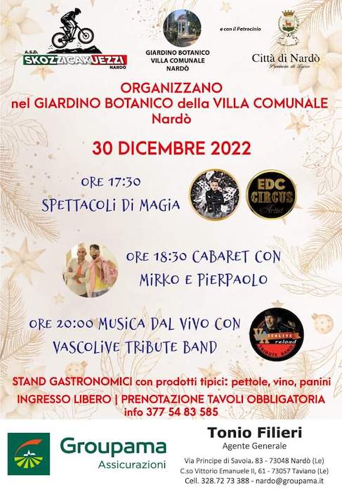A Nardò oggi per adulti e bambini un evento tra magia, musica e cabaret A Nardò oggi per adulti e bambini un evento tra magia, musica e cabaret