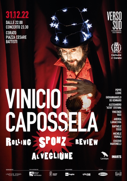 Vinicio Capossela in “Rolling Sponz Review Al Veglione” a Corato
