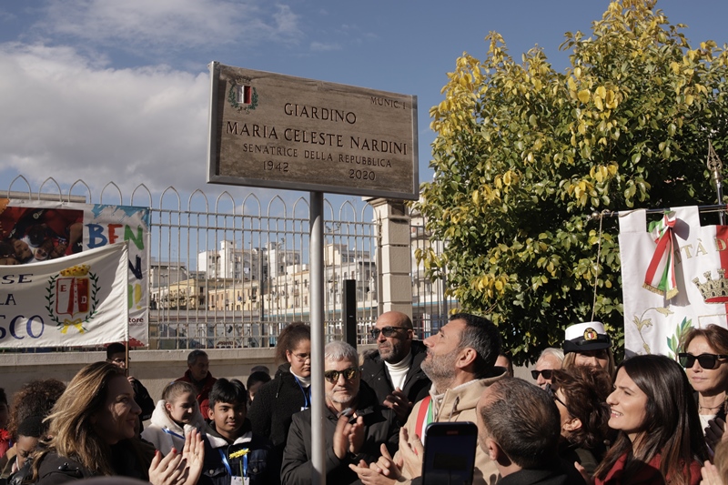 Bari, quartiere Libertà: intitolato un giardino a Maria Celeste Nardini