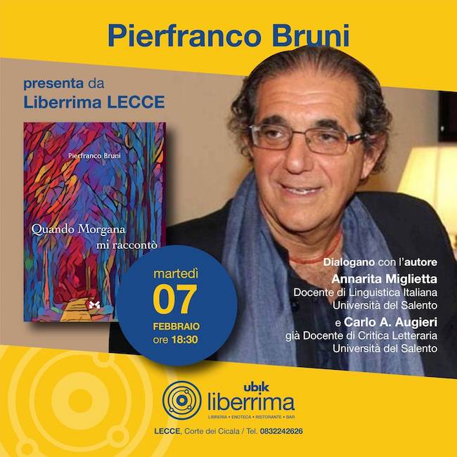 Lecce, il 7 febbraio incontro sulla poetica di Pierfranco Bruni