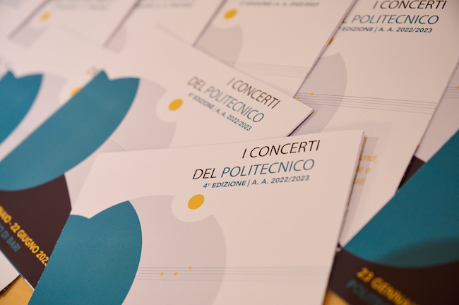 Bari dal 23 febbraio al 22 giugno 2023 “I Concerti del Politecnico”