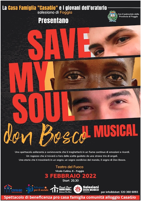 A Foggia “Save My Soul: Don Bosco il Musical” il 3 febbraio 2023