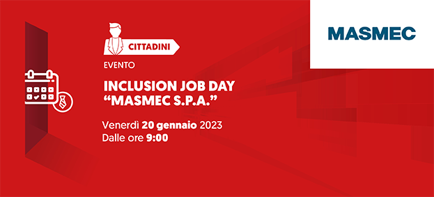 Bari, domani Inclusion job day Masmec a Porta Futuro