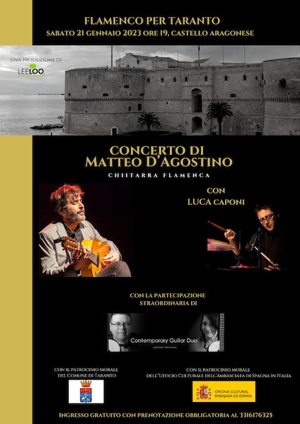 Concerto per chitarra “Flamenco per Taranto” di Matteo D’Agostino