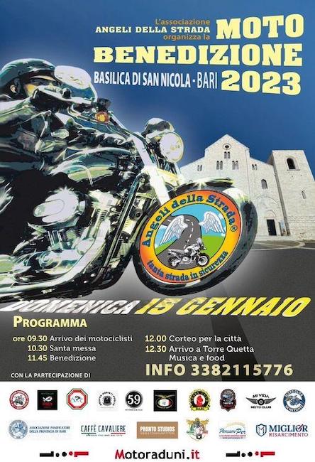 Bari, Motobenedizione 2023: le limitazioni al traffico