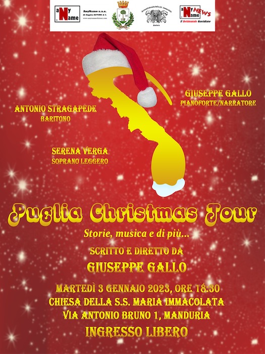 A Manduria domani la magia del Puglia Christmas Tour