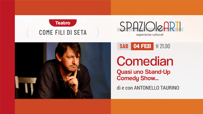 Comedian Quasi uno Stand-Up Comedy Show, il 4 febbraio a Molfetta