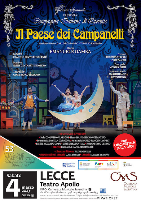 Lecce, il 4 marzo al Teatro Apollo va in scena “Il paese dei campanelli”