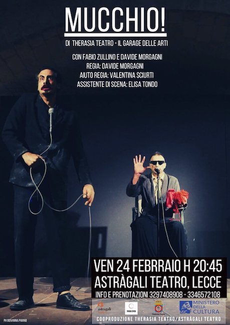 Lecce, “Mucchio!”: il 24 febbraio ad Astràgali Teatro Lecce, “Mucchio!”: il 24 febbraio ad Astràgali Teatro