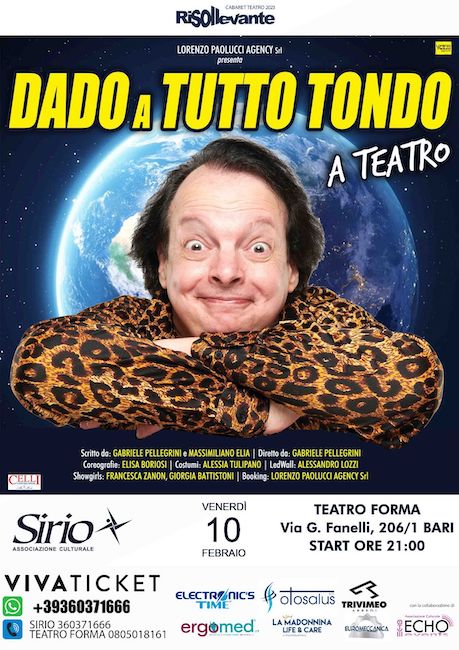 Bari, Dado al Risollevante Cabaret Teatro 2023