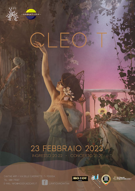Foggia, a Lunatica in Cantina il 23 febbraio si esibirà Cleo T Foggia, a Lunatica in Cantina il 23 febbraio si esibirà Cleo T