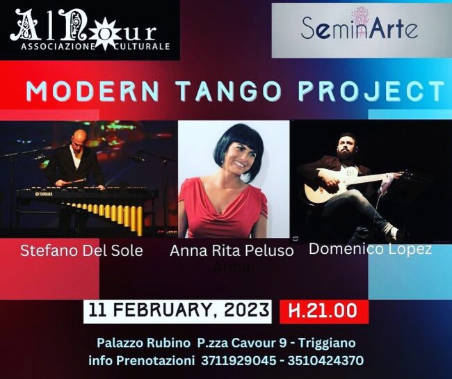 Triggiano, una notte di tango con il Modern Tango Project