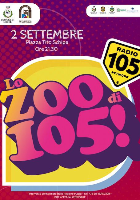 Novoli, on September 2, 2023 appointment with 105 Zoo