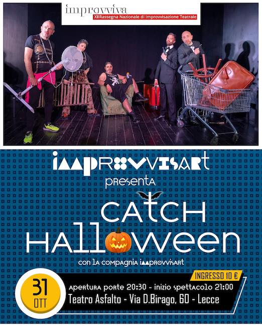 Lecce, Catch Halloween – il Fight Club dell’improvvisazione teatrale Lecce, Catch Halloween – il Fight Club dell’improvvisazione teatrale