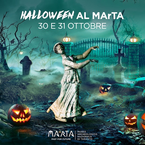 Taranto, Halloween: il culto dei morti e di Ogni Santi al MArTA Taranto, Halloween: il culto dei morti e di Ogni Santi al MArTA