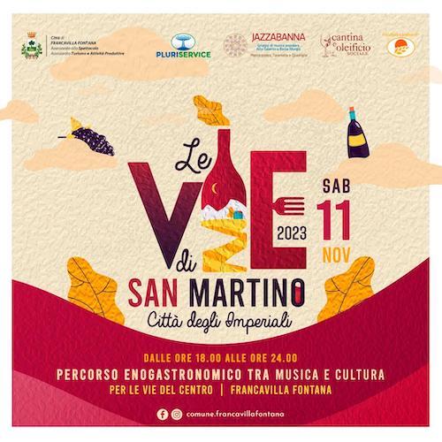 “Le vie di San Martino”, a Francavilla Fontana l’11 novembre la seconda edizione “Le vie di San Martino”, a Francavilla Fontana l’11 novembre la seconda edizione
