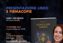 Barletta, presentazione del thriller “Come il Suo Sangue”