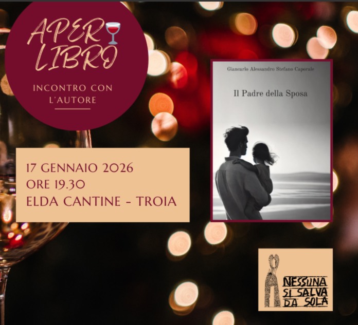 AperiLibro con l’autore, il 17 gennaio appuntamento a Troia