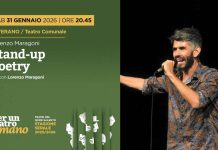 Stand up poetry di Lorenzo Maragoni al Teatro Comunale di Leverano