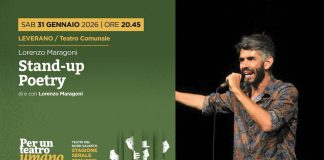 Stand up poetry di Lorenzo Maragoni al Teatro Comunale di Leverano