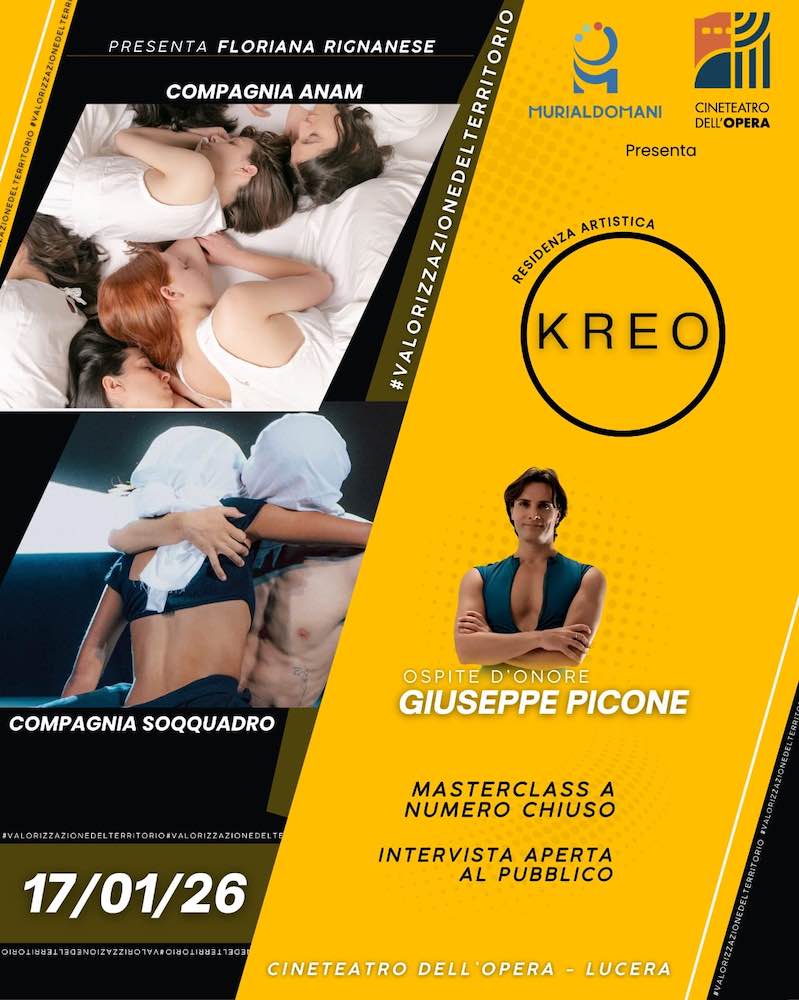 A Lucera il 17 gennaio debutta il progetto KREO