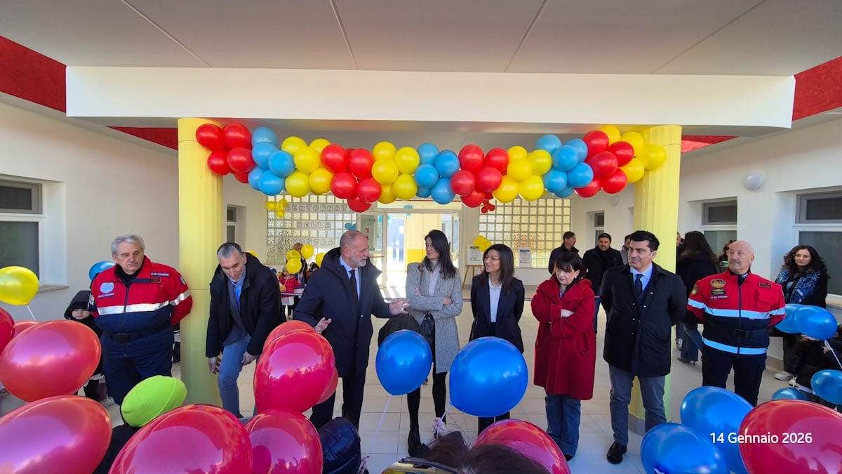 Conversano, inaugurata la scuola materna di via Giotto